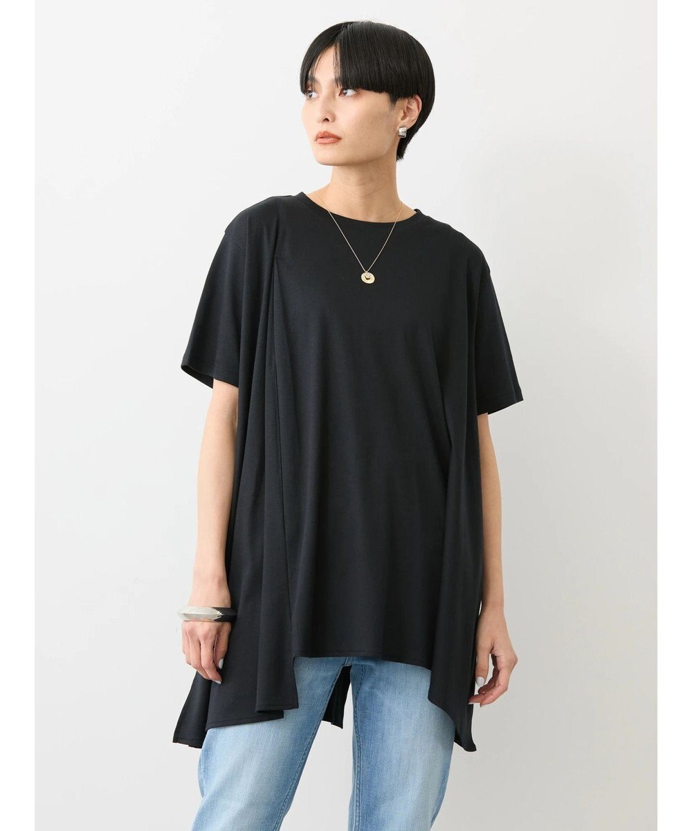 AMERICAN HOLIC キレイｃｏｔｔｏｎ切替ヘムカットチュニック 