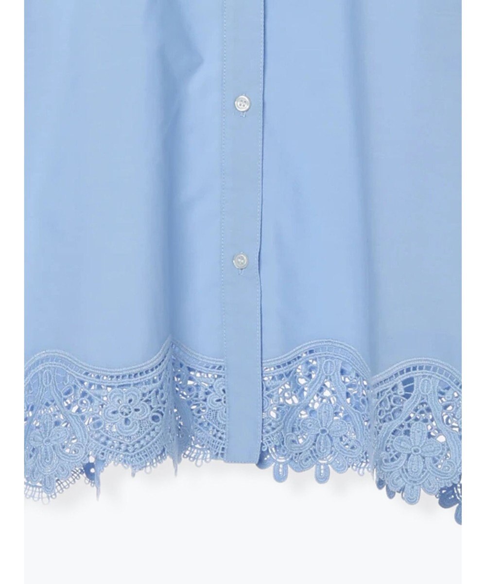 Te chichi スカラップレースヘムクロップトシャツ 