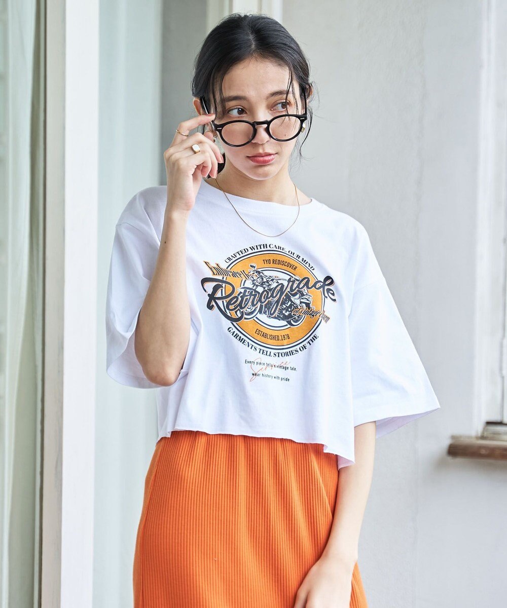 WEGO 【新色追加/手洗い可】グラフィックショートT 