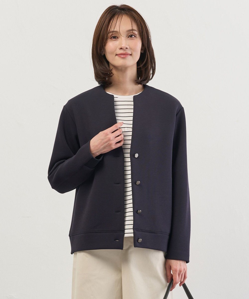 J.PRESS LADIES ダンボールジャージー ブルゾン 