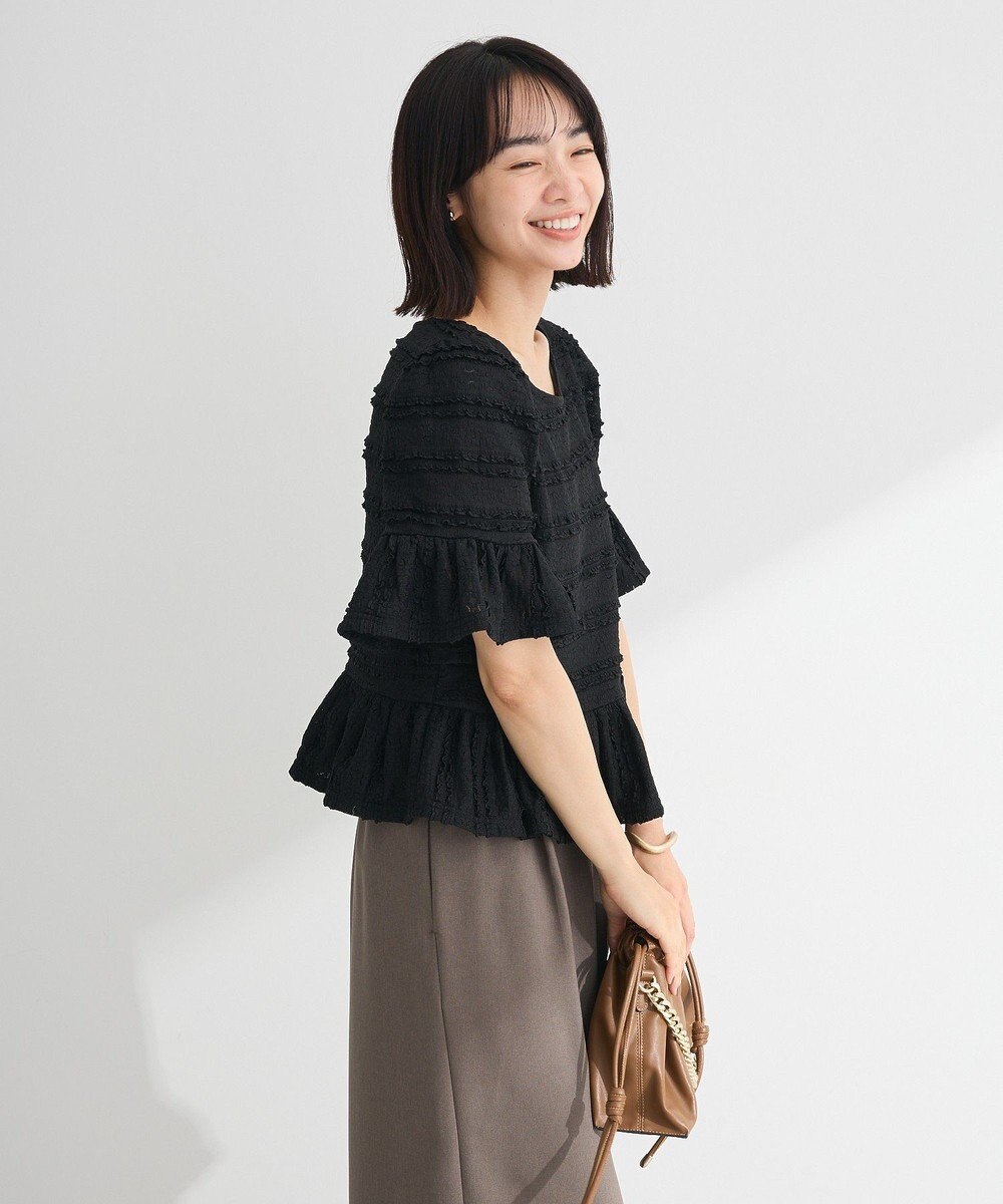 Green Parks ・ＳＵＧＡＲ　ＳＰＯＯＮ　レースフリルプルオーバー 