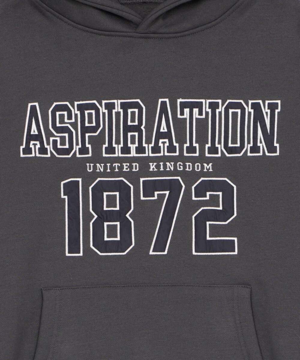 WEGO 裏起毛グラフィックビッグプルパーカー 