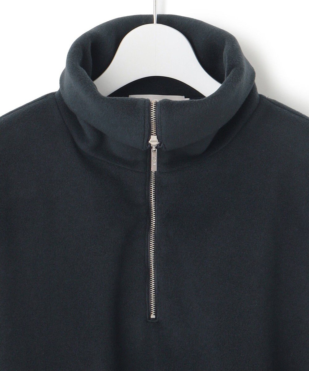 ICB L 【洗える】 トスカーナフリース ハーフジッププルオーバー 