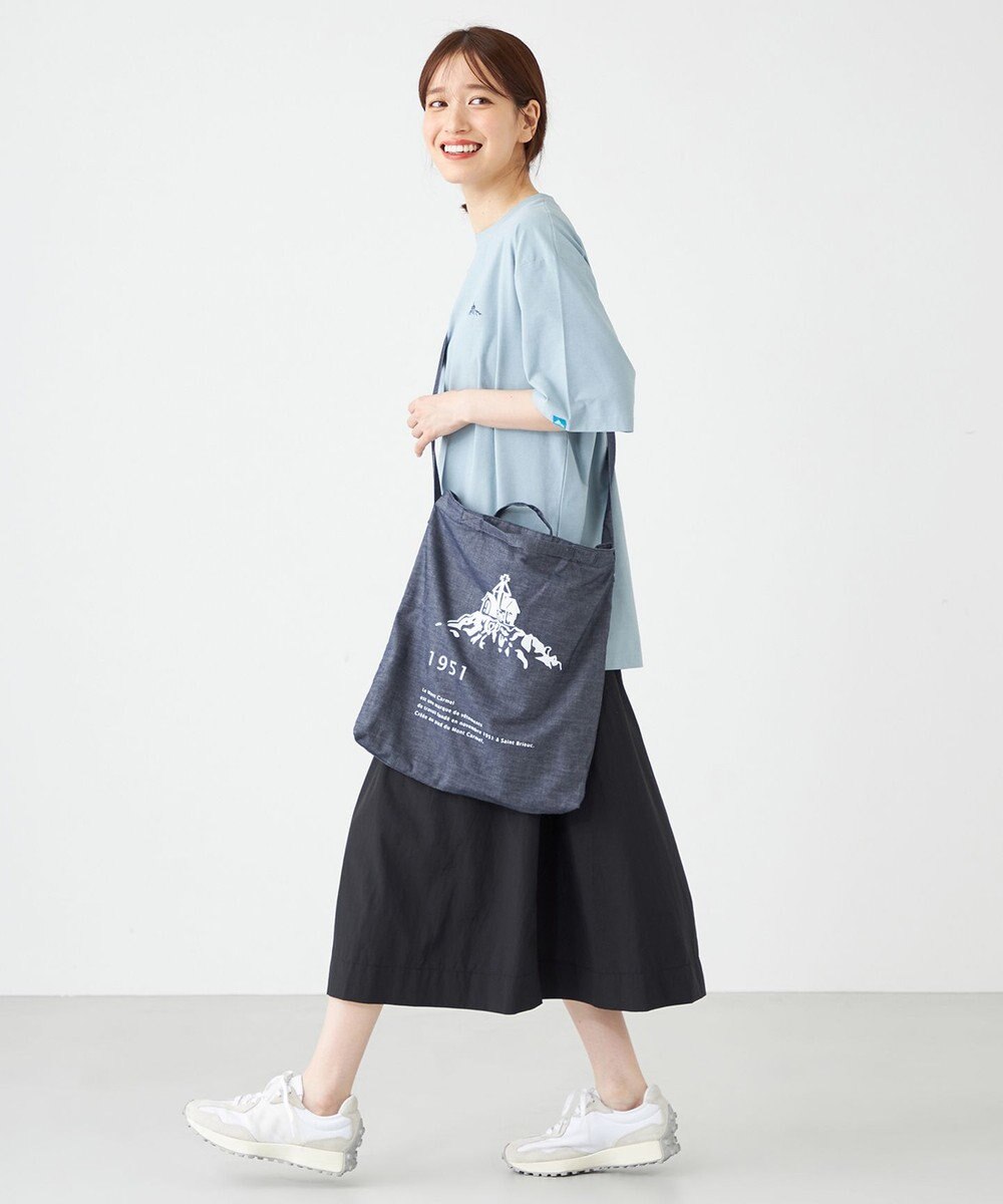 SHARE PARK LADIES 【撥水加工】イージーデニム２WAYロゴバッグ 