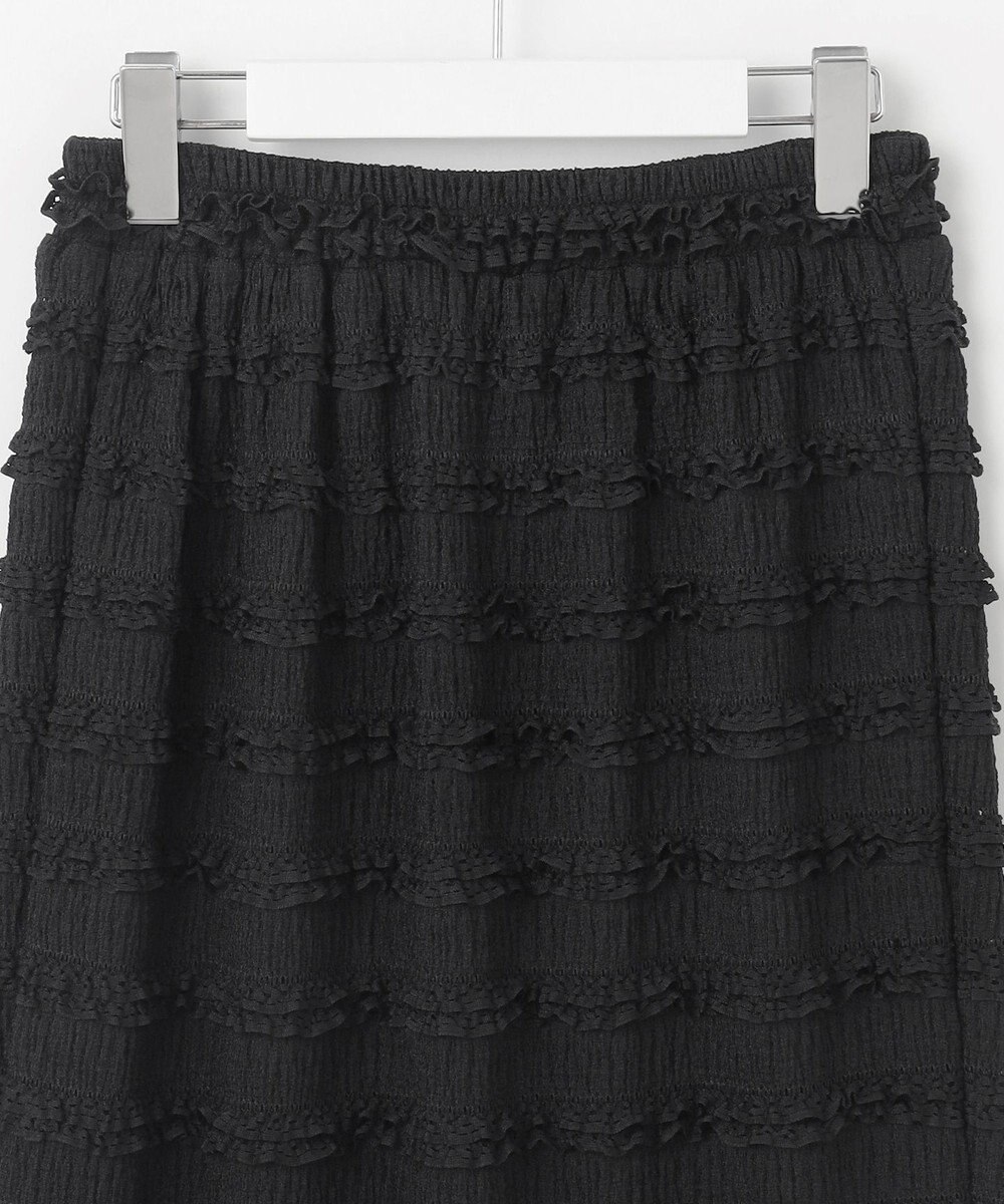 Feroux 【洗える】カットフリルＩラインスカート 