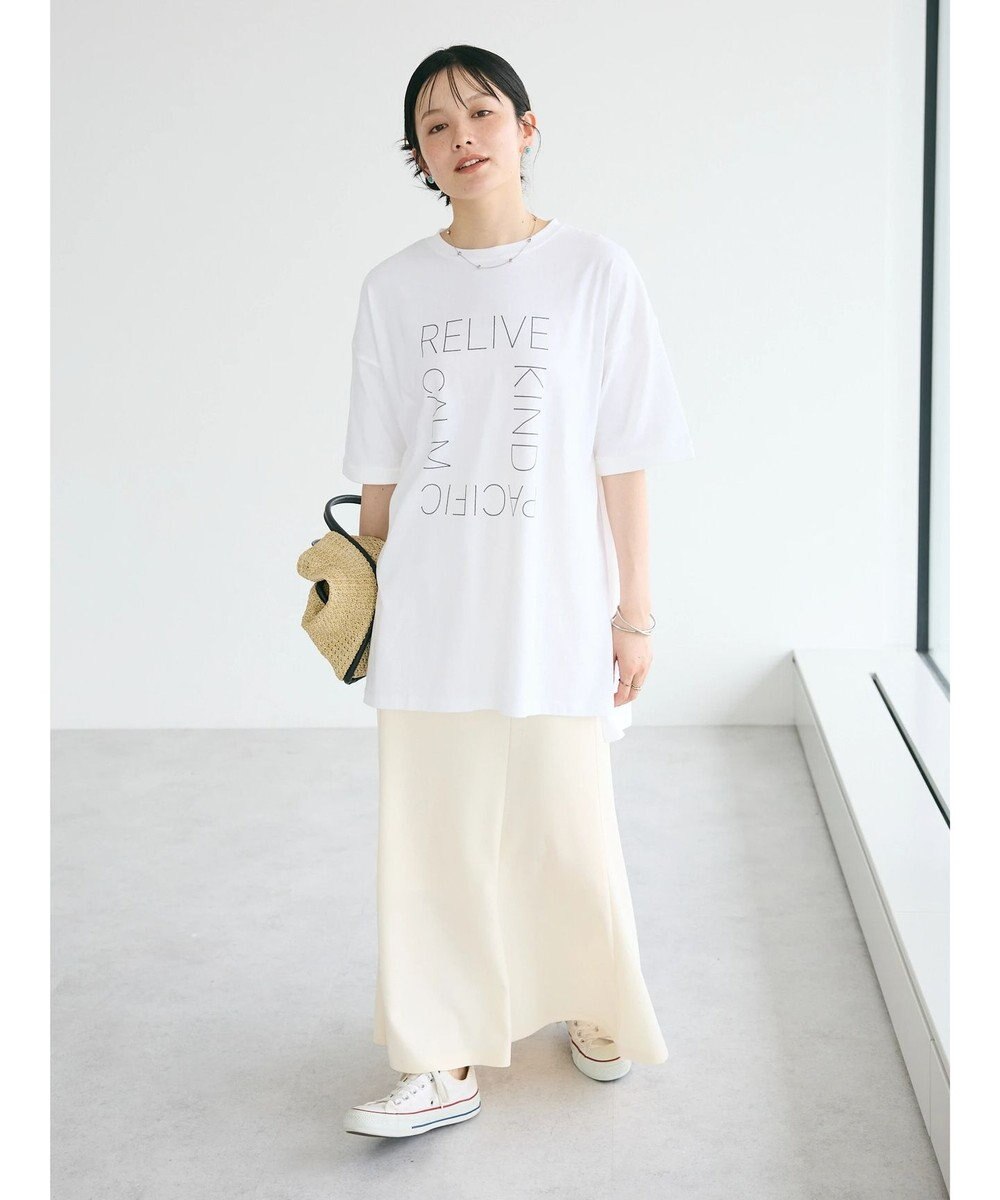 CRAFT STANDARD BOUTIQUE シルケット天竺　スクエアＰＴ　ＢＩＧ　Ｔｅｅ　Ｓ／Ｓ 