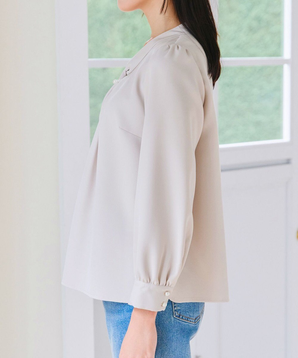 Tiaclasse 【ダブルクロス】2wayボウタイ風ブラウス 