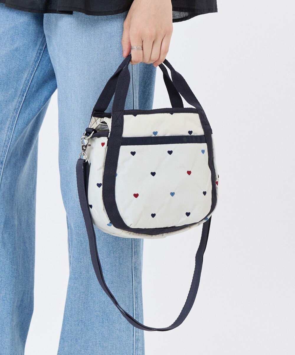 LeSportsac SMALL JENNI/トリコロールハートエンブロイダリー 