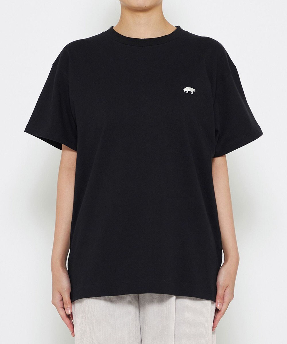 uncrave 【UNISEXあり】トンカツ Tシャツ（uncrave WHITE） 