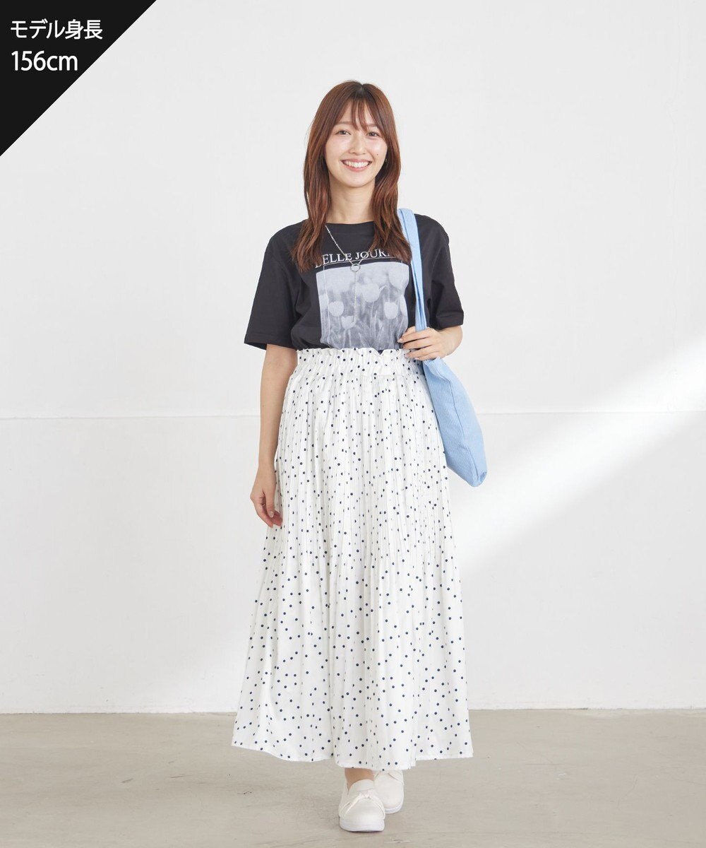 Tiaclasse 【おのののかさん着用】「サマケア」グラフィックプリントTシャツ 
