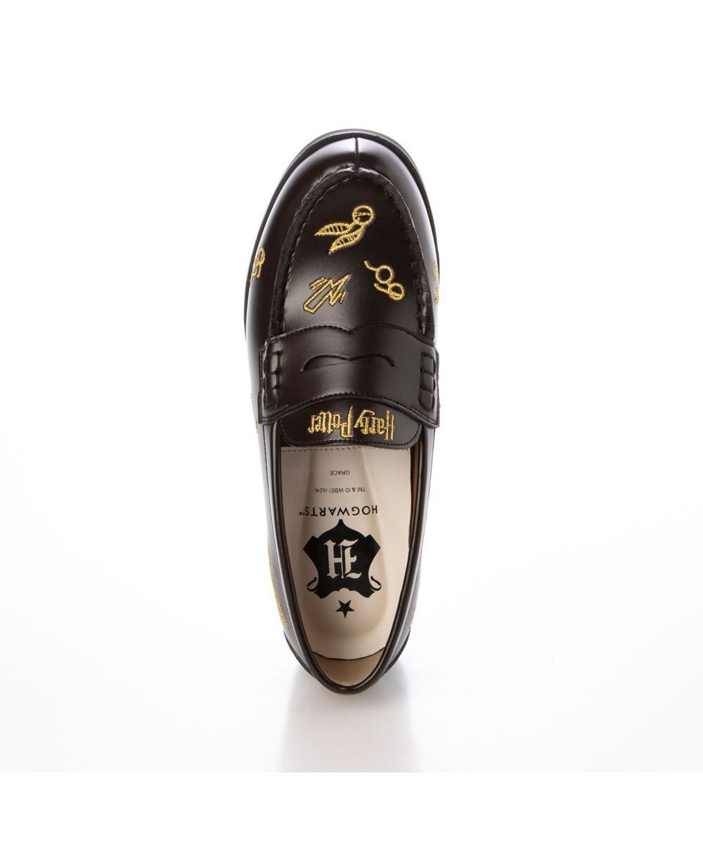 ing <ing>【ハリー・ポッターコラボレーション】刺繍モチーフローファー 