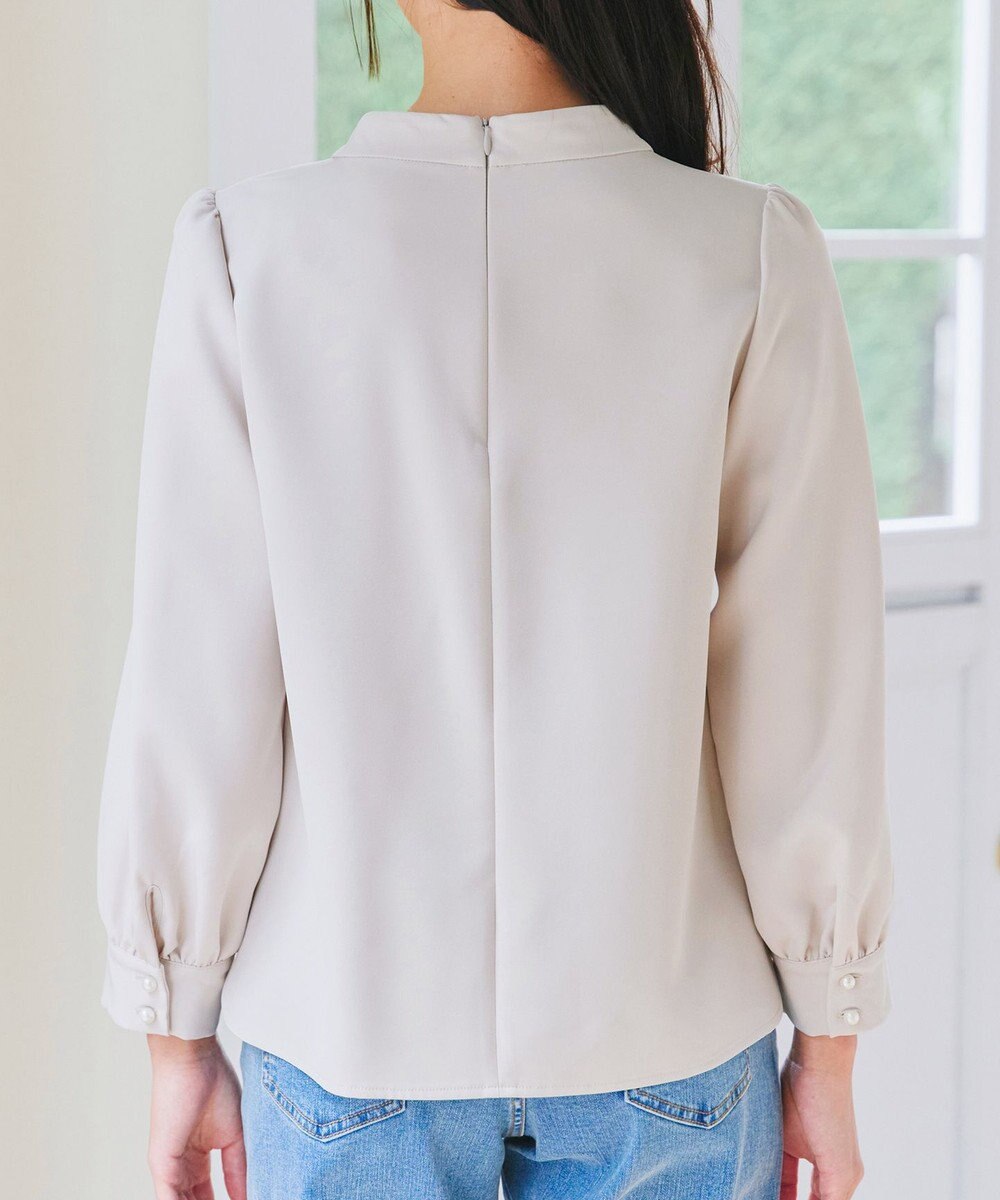 Tiaclasse L 【ダブルクロス】2wayボウタイ風ブラウス 