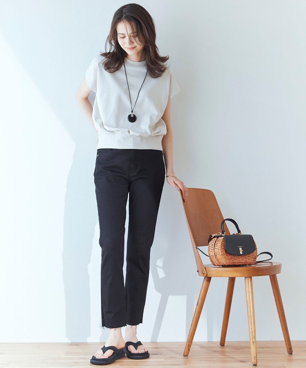 23区 【SLOW/洗える】SLOW DENIM タイトストレート デニム 