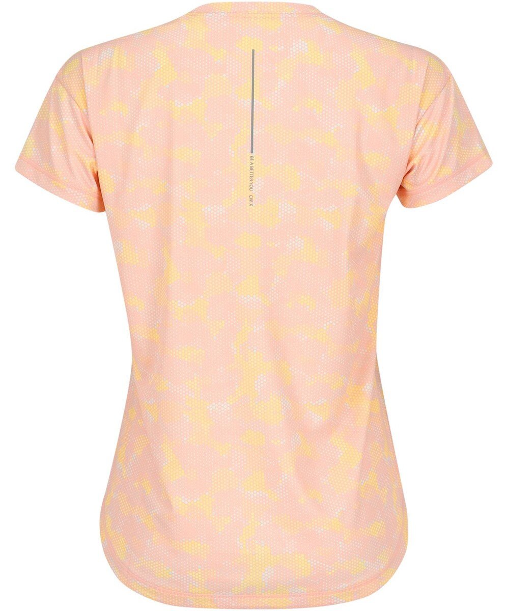 CW-X 【WOMEN】 CW-X トップス 【薄軽ランニングシャツ】 半袖 3分袖 Ｕネック 吸汗速乾性(本体) レディース DLY155 /ワコール 