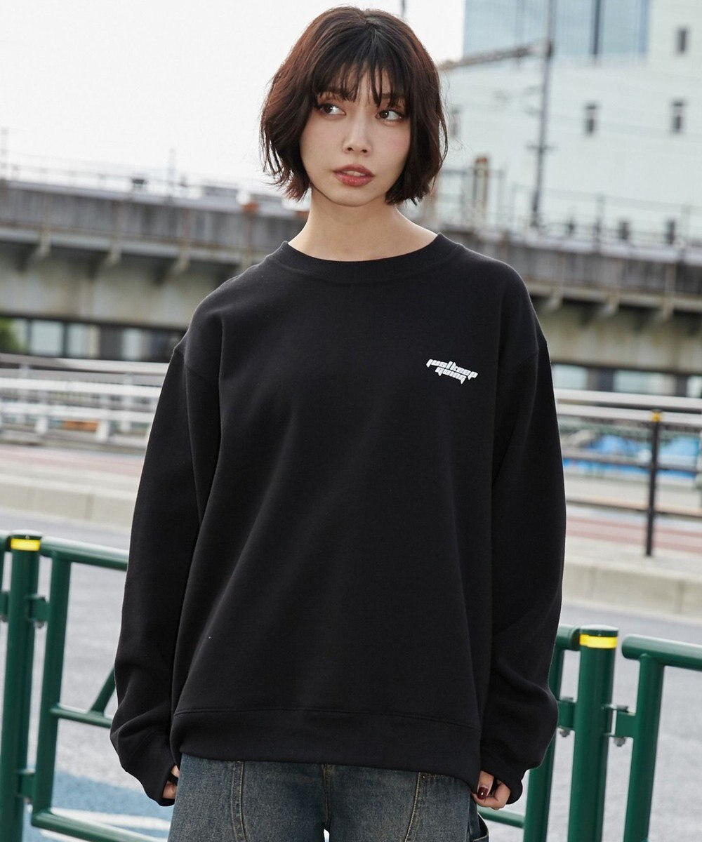 WEGO 【ユニセックス着用ITEM】リラックスフィットグラフィックプルオーバー 