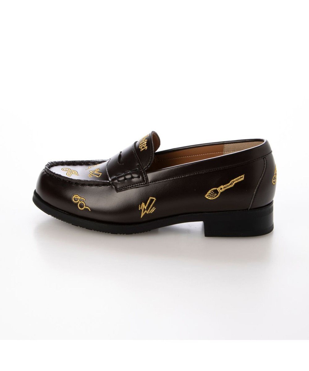 ing <ing>【ハリー・ポッターコラボレーション】刺繍モチーフローファー 