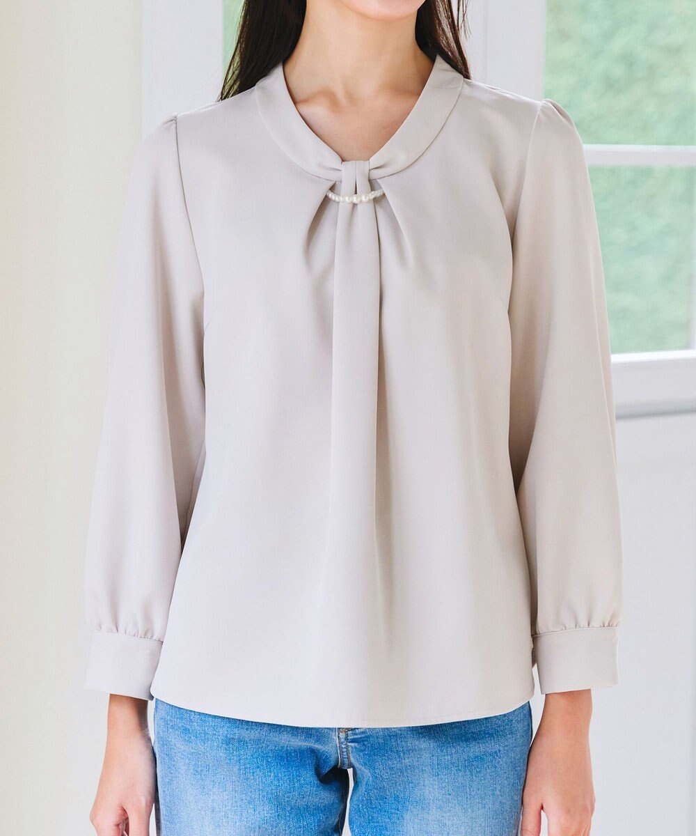 Tiaclasse 【ダブルクロス】2wayボウタイ風ブラウス 