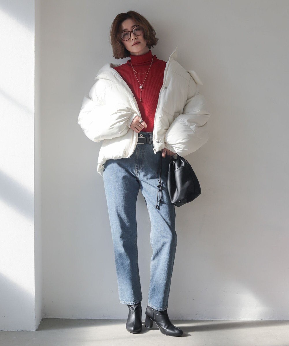 WEGO 【25年秋冬新作/SMサイズ展開】2WAYフードパファーブルゾン 