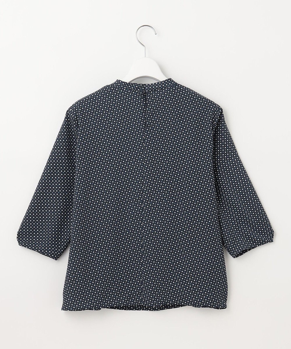 J.PRESS LADIES L 幾何プリント ボウタイ カットソー 