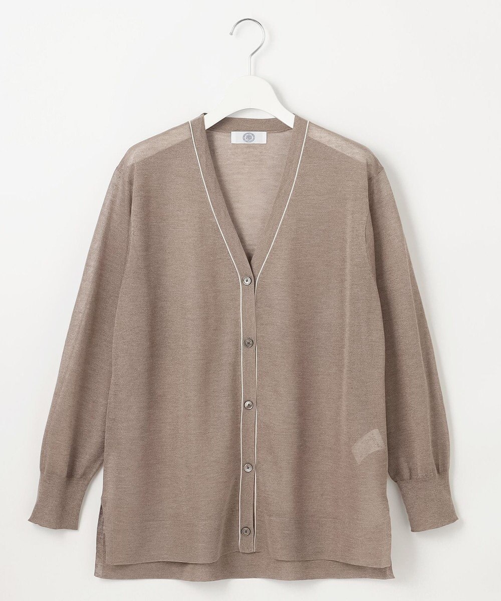 J.PRESS LADIES 【WEB限定カラーあり・洗える】Vis/Peスパーク ニット カーディガン 