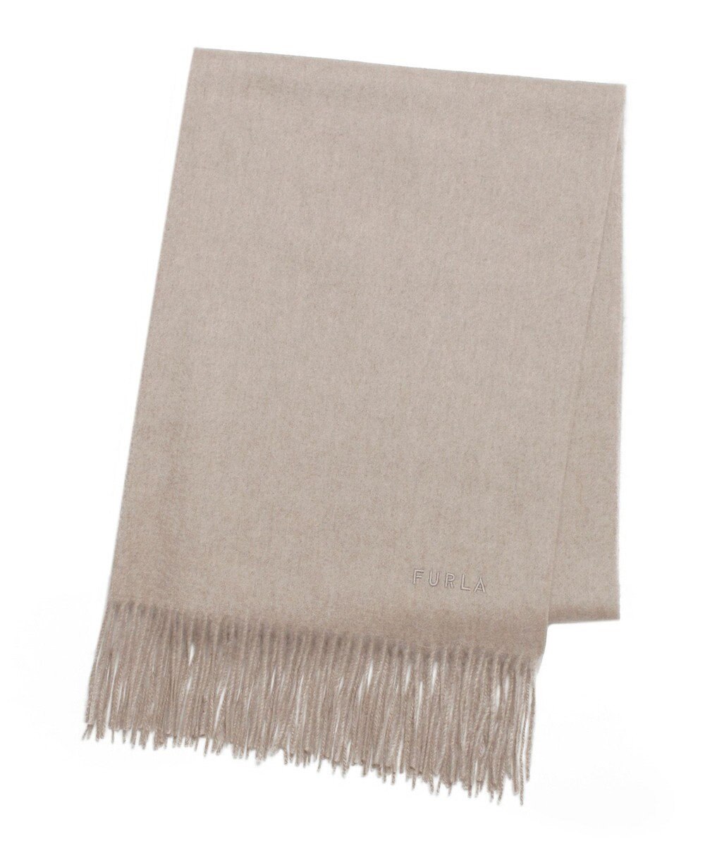 MOONBAT 【洗えるカシミヤ/大人百花1月号掲載】FURLA カシミヤ100%超大判無地 ストールマフラー／幅70cm 