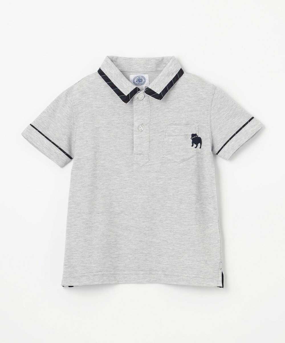 J.PRESS KIDS 【100-130cm】 T/Cライト鹿の子ポロシャツ 