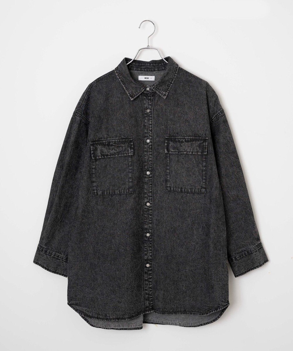 WEGO デニムBIGシャツ 