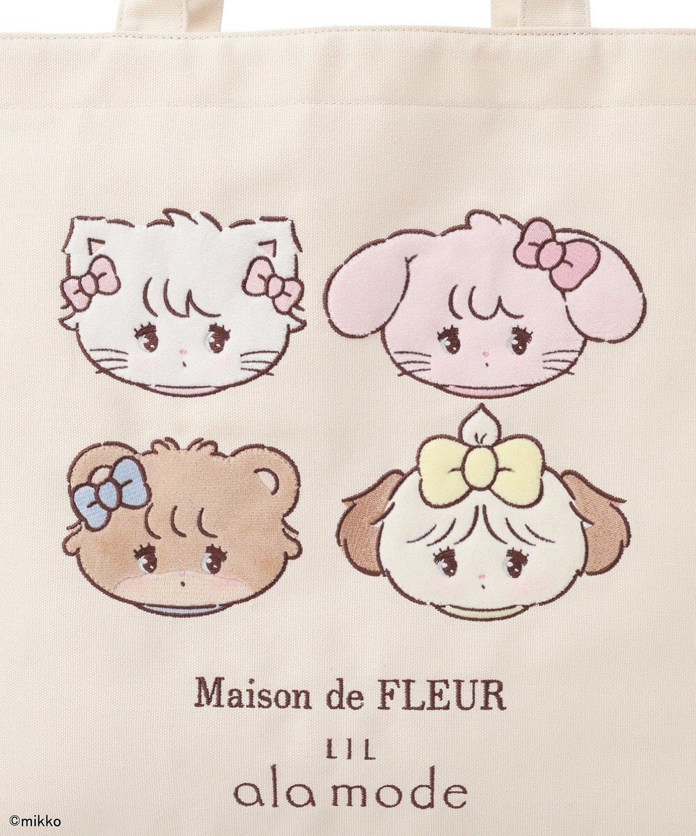 Maison de FLEUR Lil ala mode スクエアトートバッグ 