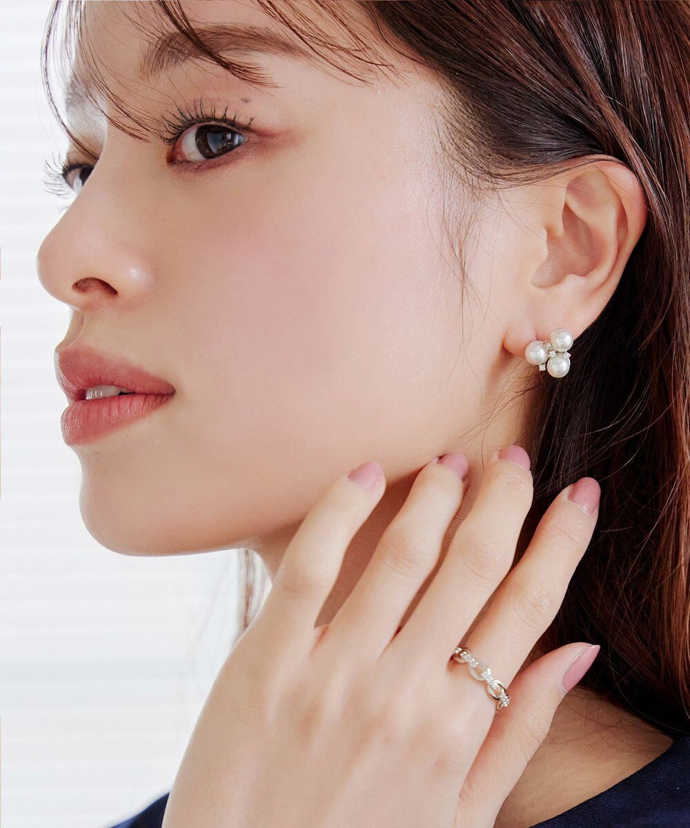 Tiaclasse 【安田美沙子さん着用】キュービックチェーンリング 