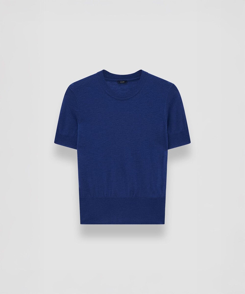 JOSEPH 【洗える】キャッシュエアー　ショートスリーブニット 