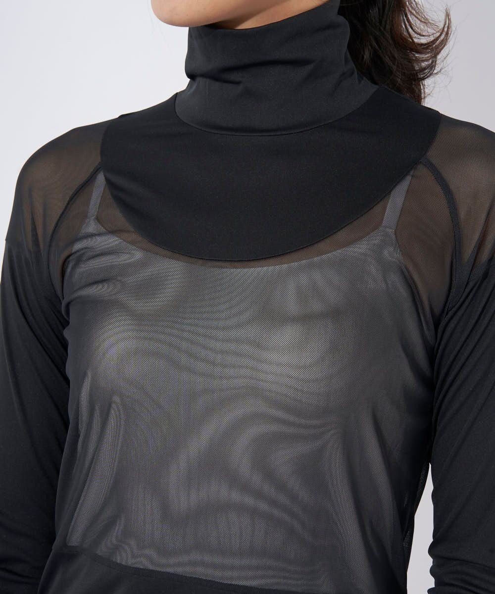 FILA GOLF／marie claire 【Marie claire sports】ハイネックメッシュアンダーシャツ 