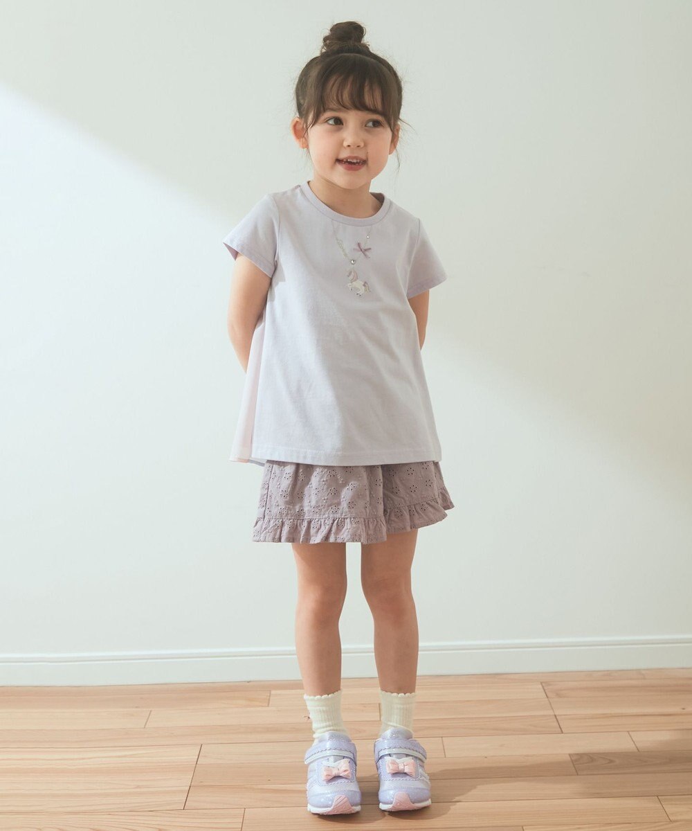 ANY KIDS オーバーレースキュロット 