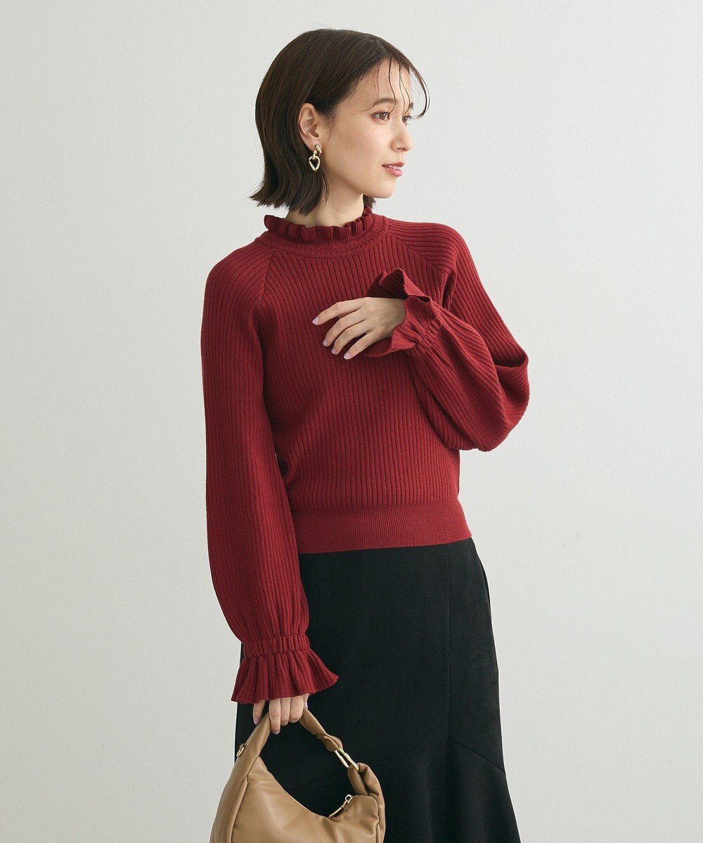 Green Parks ・ｓｗｉｎｇ　ｂｙ　キャンディスリーブリブニット 