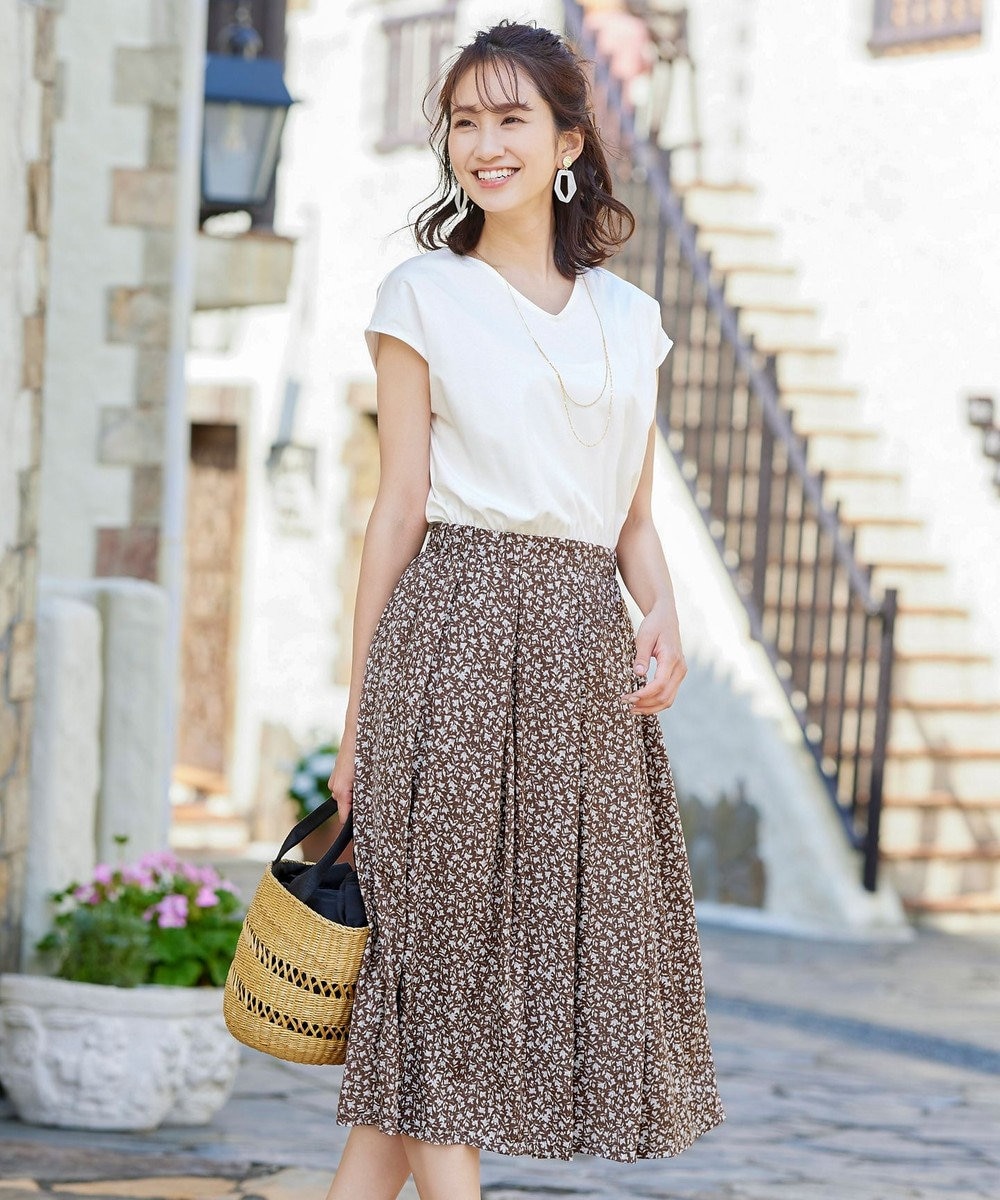 洗える 異素材を組み合わせたカットソードッキングワンピース Tiaclasse ファッション通販 公式通販 オンワード クローゼット