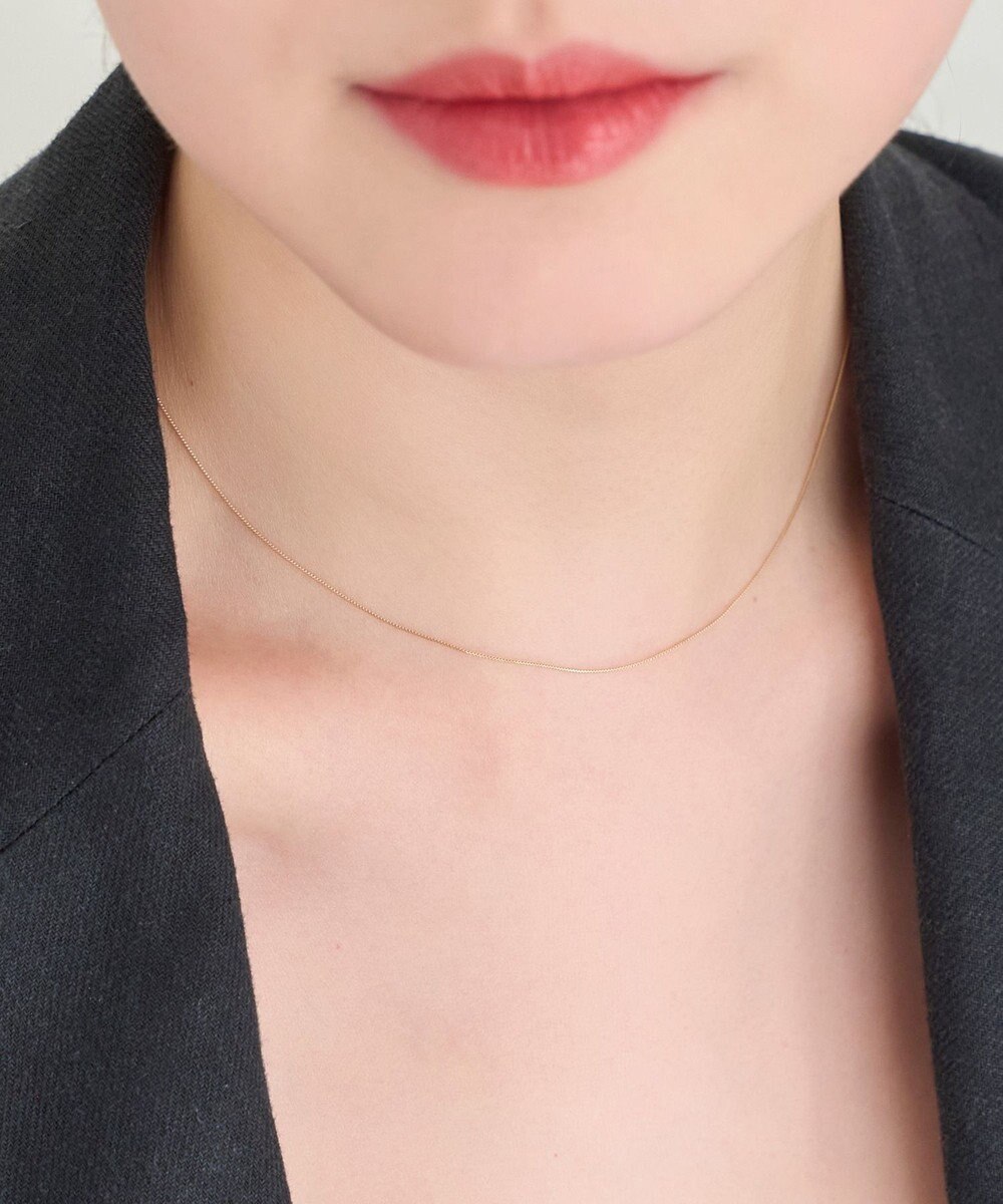 Phoebe 【K10】シャインリンクベネチアンチェーンネックレス/全長:37cm+3cm 