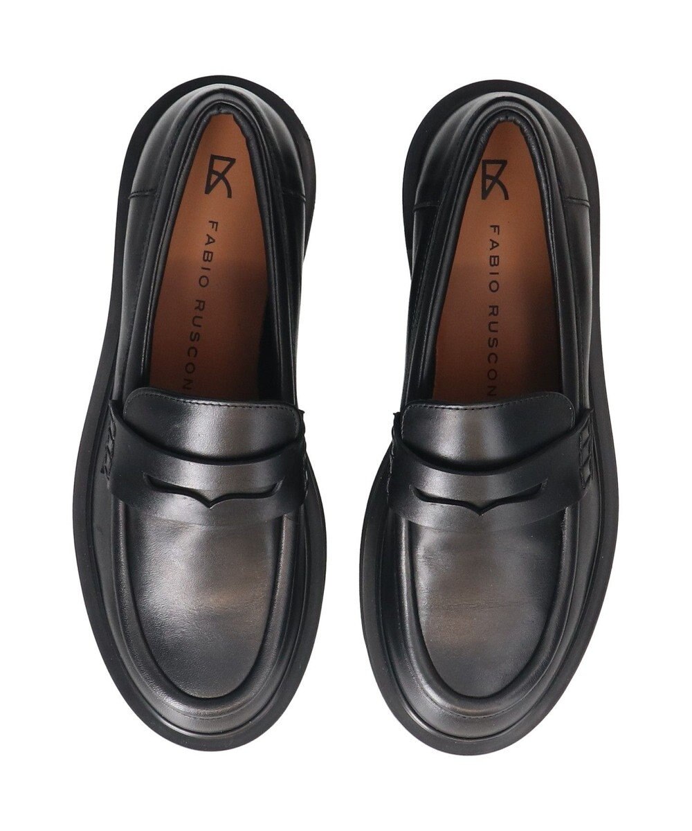 INTER-CHAUSSURES 【FABIO RUSCONI】ラウンドトウ厚底ローファー 