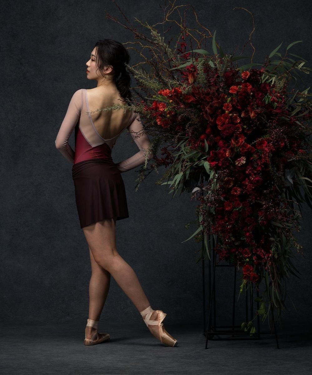 Chacott ロングスリーブレオタード 