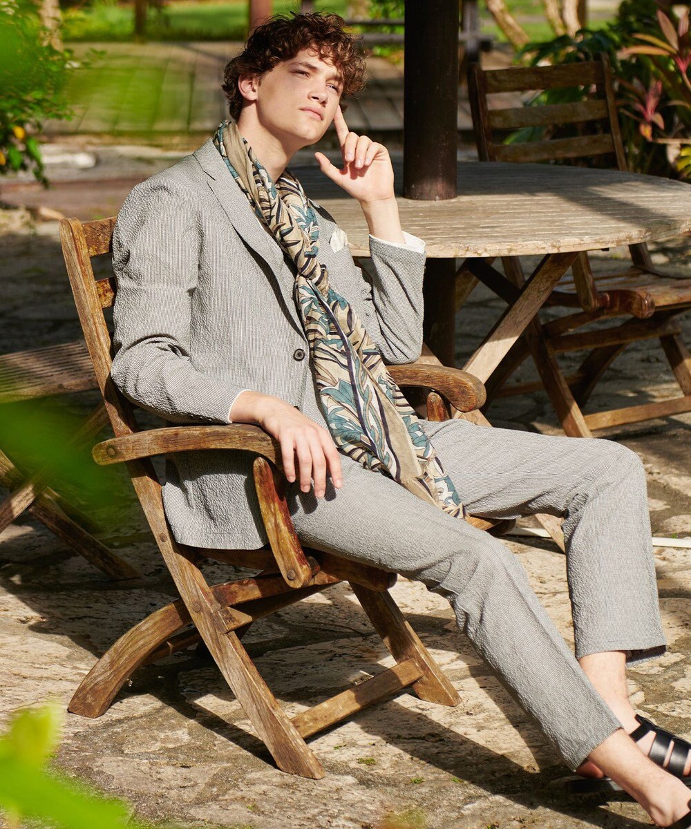 JOSEPH ABBOUD 【キングサイズ・洗える/UV/エコ撥水/26SSモデル登場】ライトウェーブライト ジャケット 