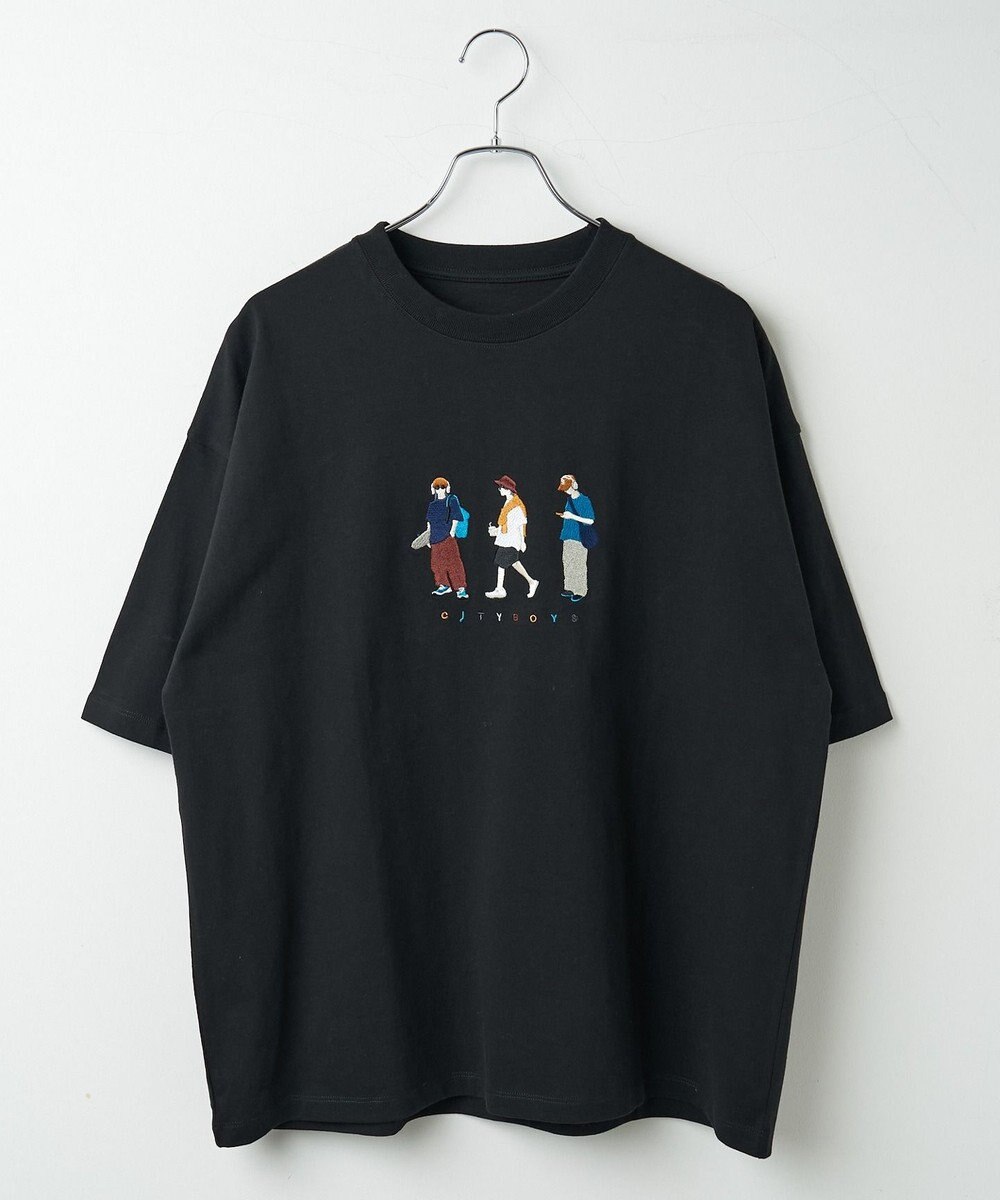 WEGO 【ユニセックス着用ITEM/綿100%/MLサイズ展開】CITY　BOYS　T（S） 