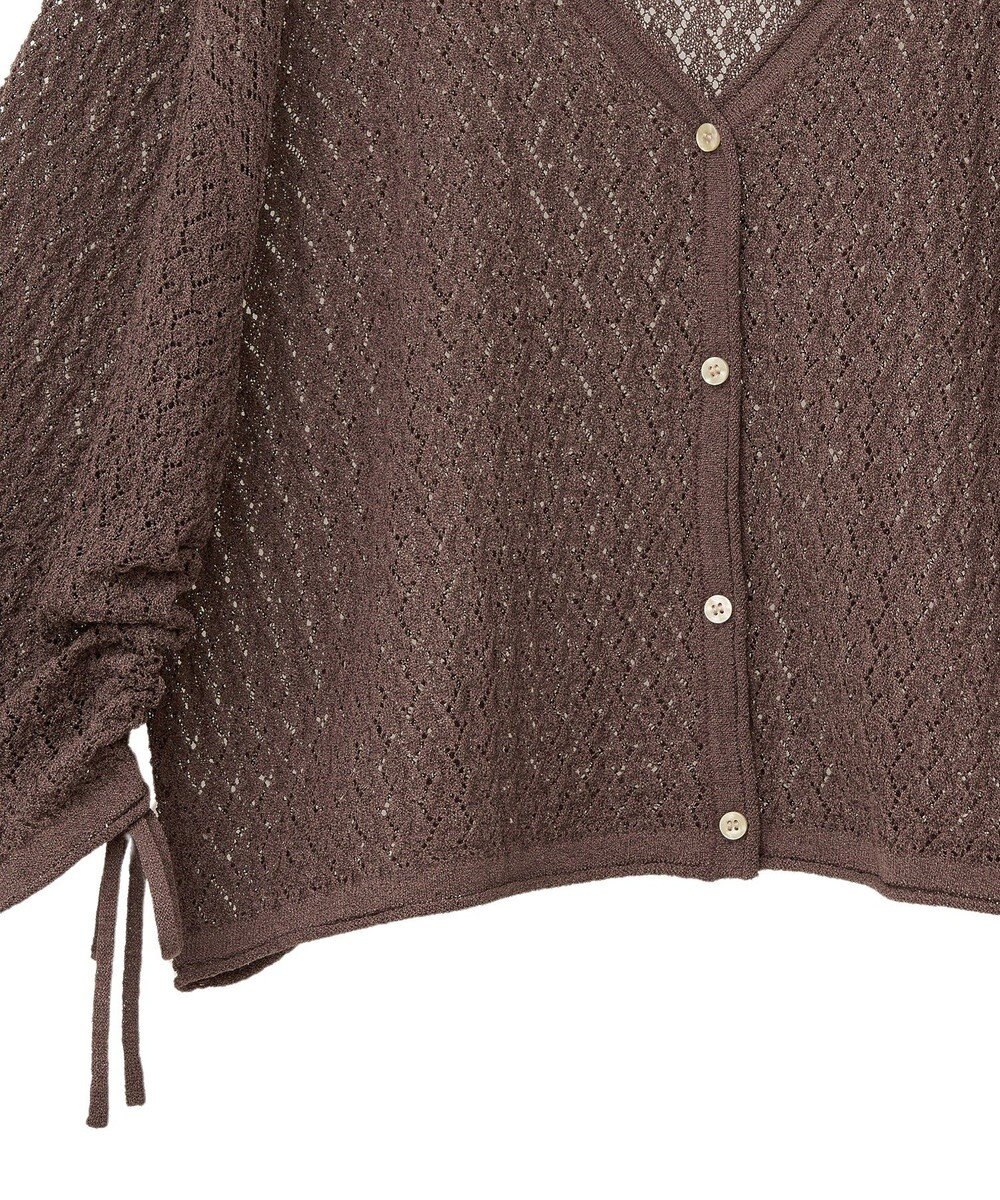 AMERICAN HOLIC 2WAYレース編みニットカーディガン 