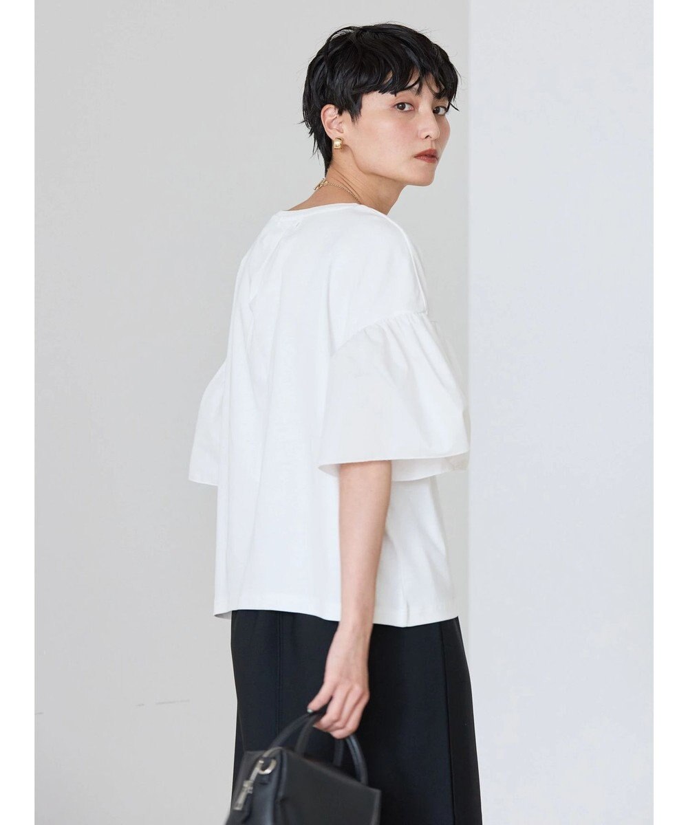 AMERICAN HOLIC 袖フレア５分袖カットプルオーバー 