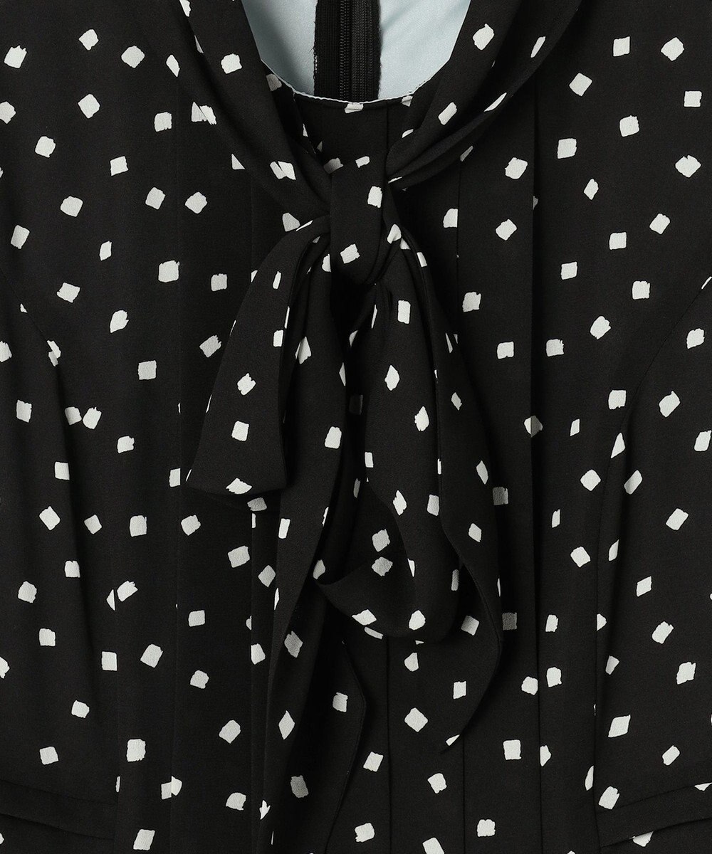 TOCCA 【八木アリサさん着用】【消臭】PROMISE RIBBON ROSETTE ドット柄ドレス 