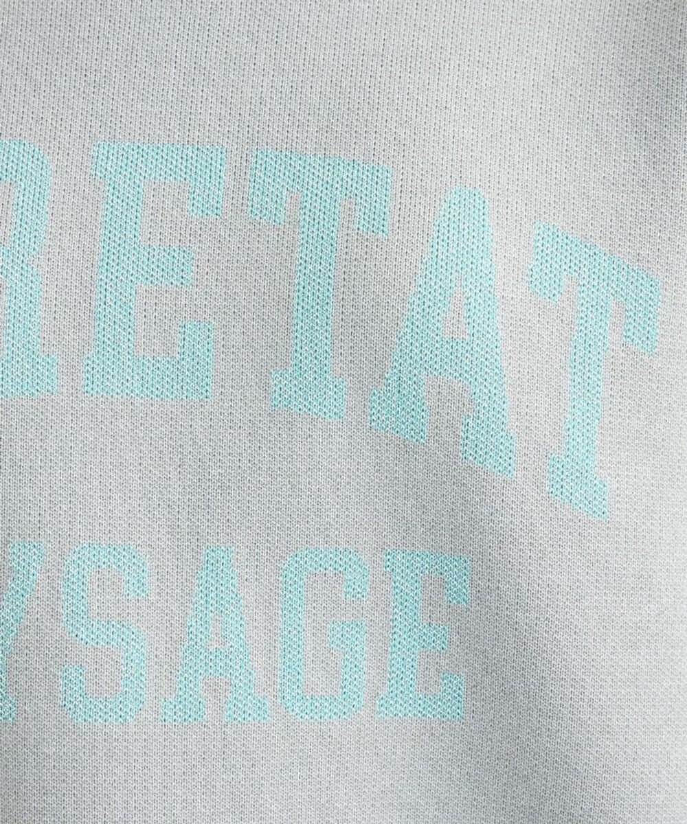 Green Parks ロゴラメニットプルオーバー 