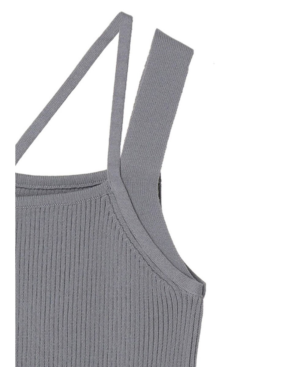 earth music&ecology レイヤードニットタンクトップ 