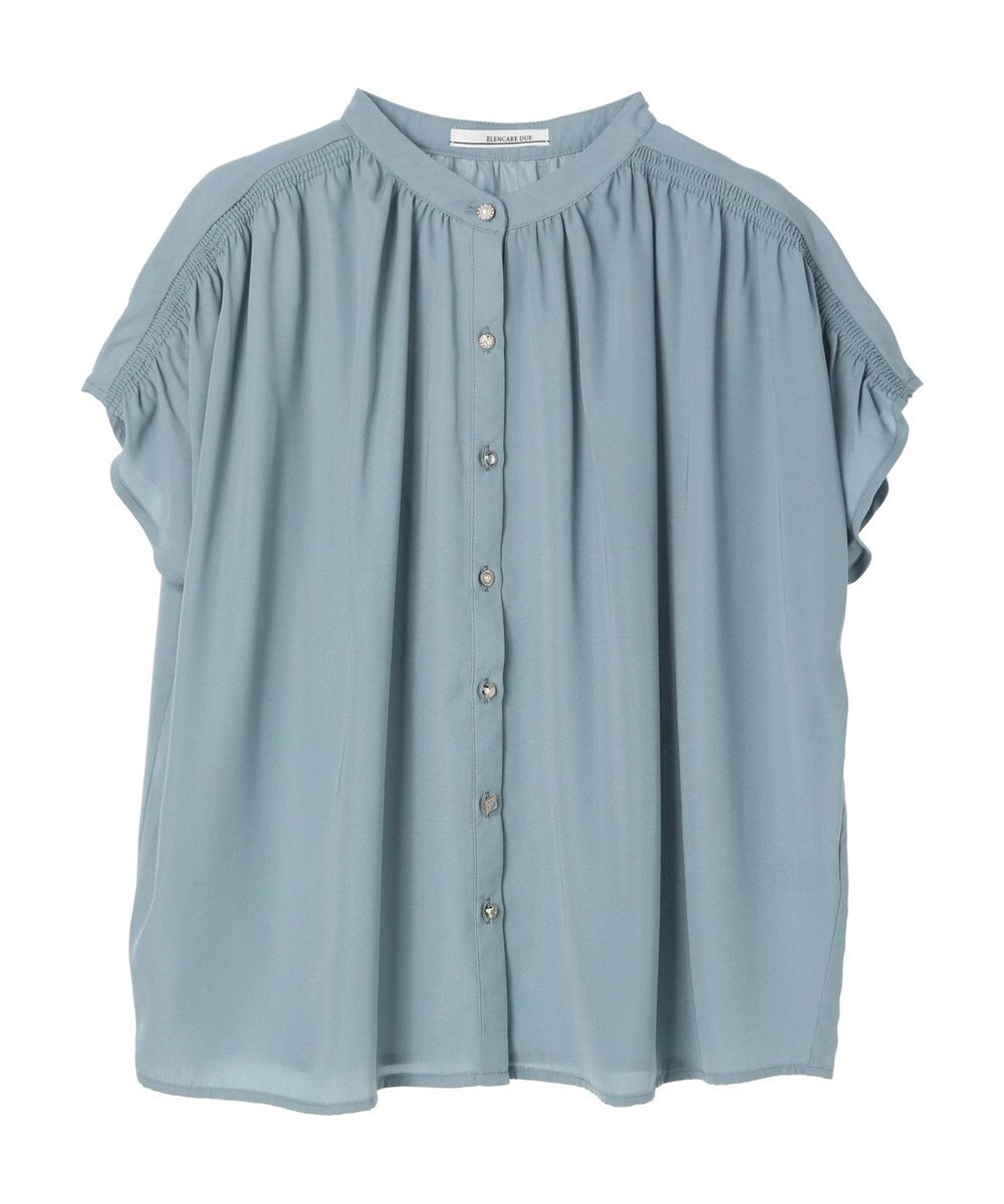 Green Parks ・ＥＬＥＮＣＡＲＥ　ＤＵＥ　イロイロ釦ドルマンブラウス 