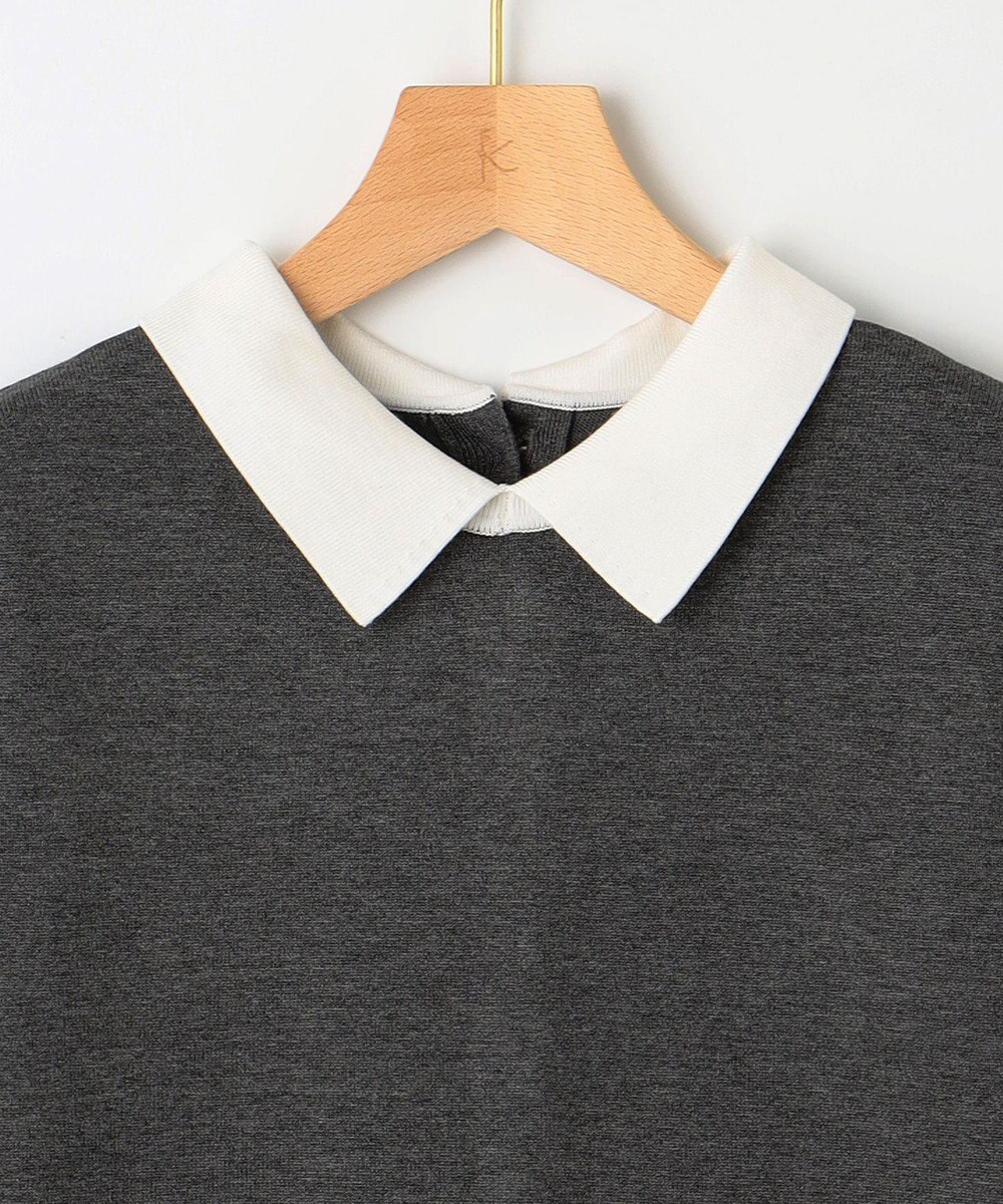 組曲 【新色追加！】Elena襟付き ニットワンピース 