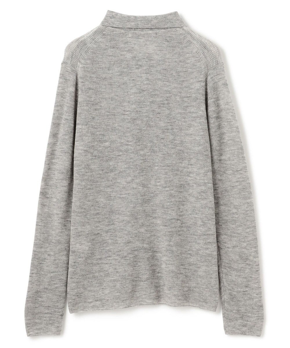 UNFILO ファインアルパカ 襟付きカーディガン 