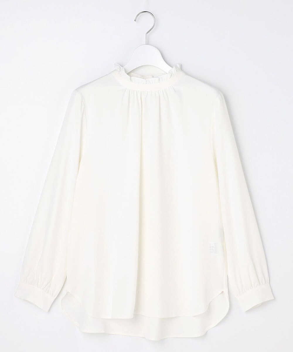 ANY SIS フリルネックスタンド ブラウス 