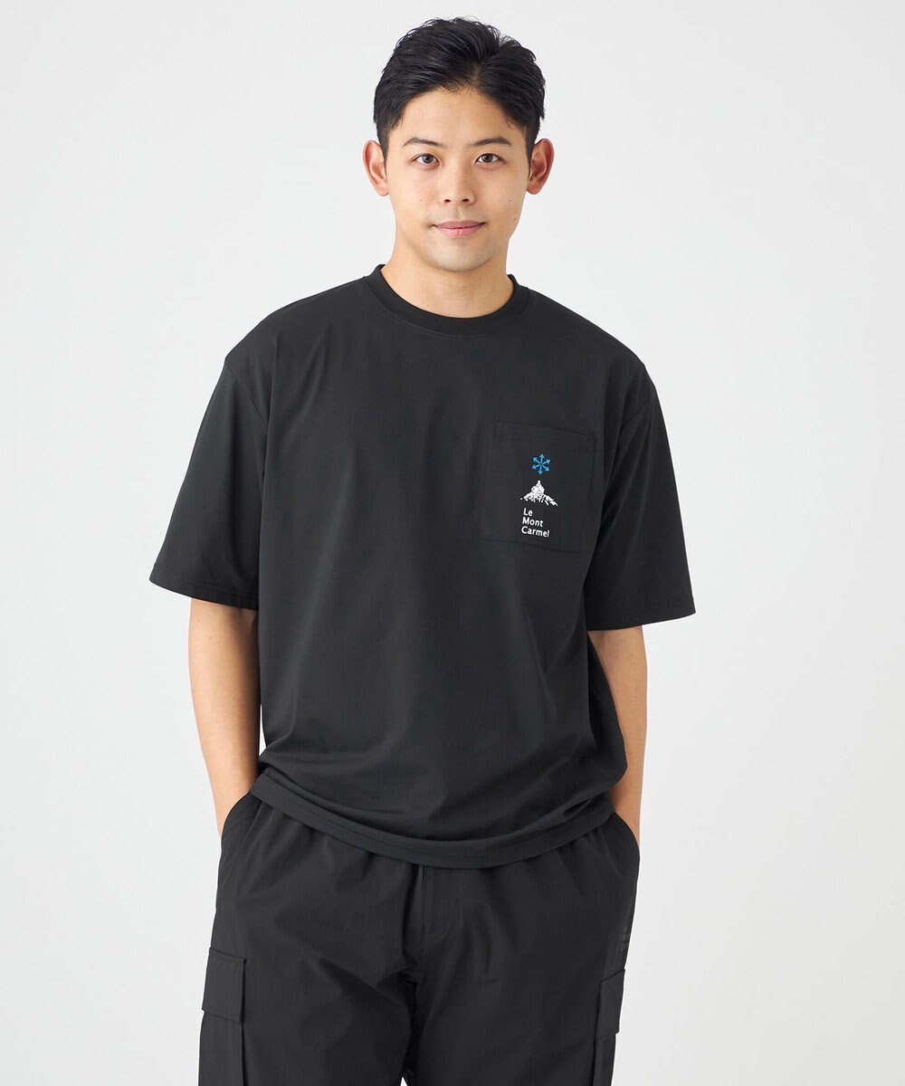 SHARE PARK MENS 【UVカット・吸水速乾・ストレッチ・軽量 】ポケットロゴTシャツ（L・XLサイズ） 