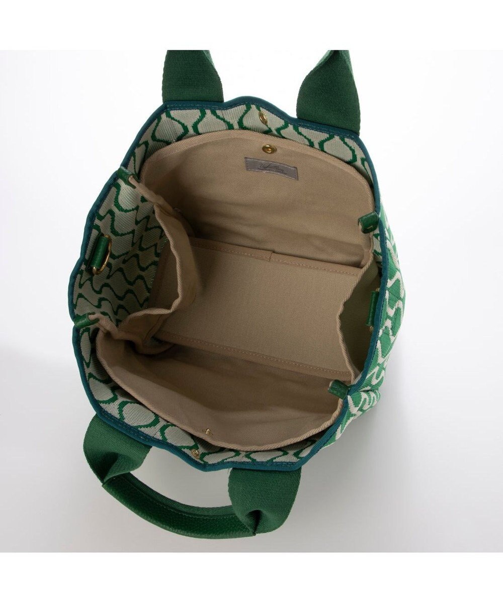 UNBILLION カシュカシュ cachecache / 柄アソートジャガード2wayトートバッグ 